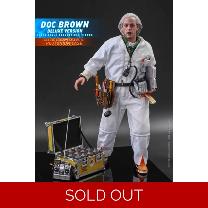 Hot Toys - Back to the Future - 1/6th scale Doc Brown Collectible Figure (Deluxe Version)